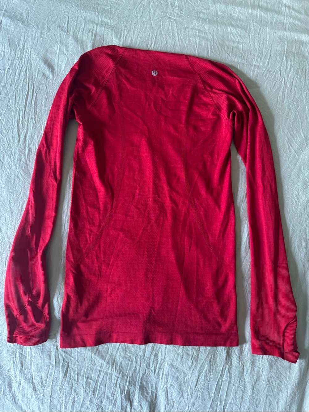 lululemon athletica Red Long-Sleeve Crew Tee - Picture 4 of 4